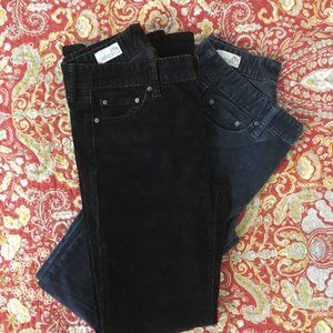 TWO PAIRS--GAP Perfect Boot Cords 26S--Navy --AND---Slate Blue